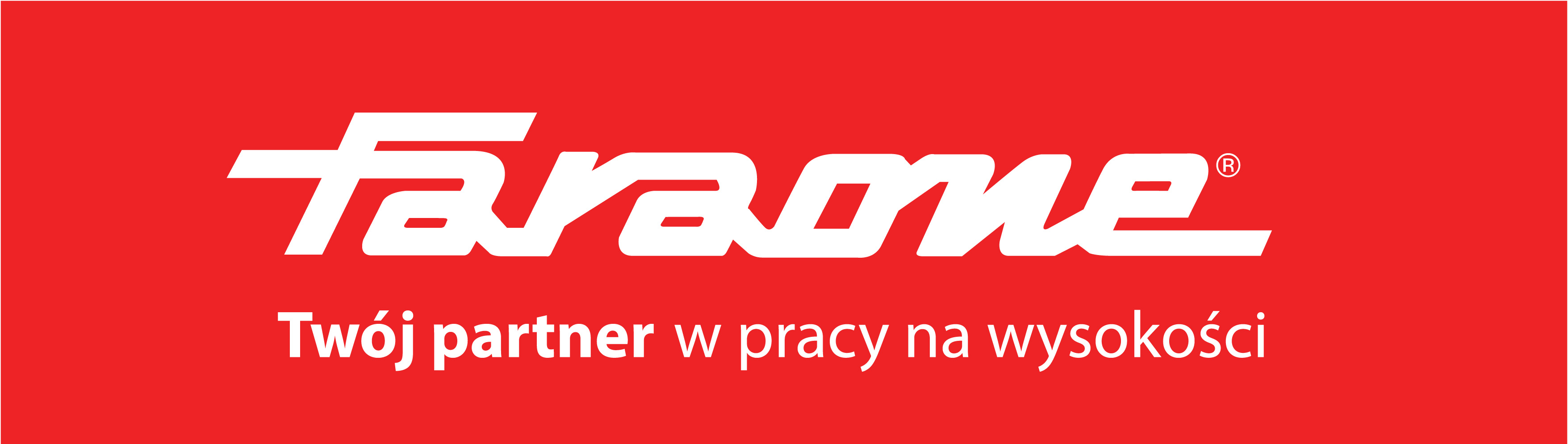 FARAONE SLOGAN CZERWONE